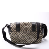 Gucci 374429 Diamante Canvas Double Buckle Flap Small Messenger Bag