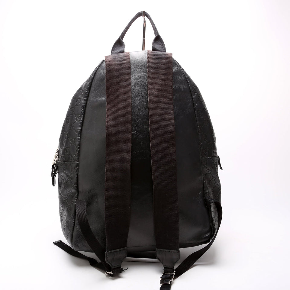 Gucci 268184 Rubber Leather Backpack Bag