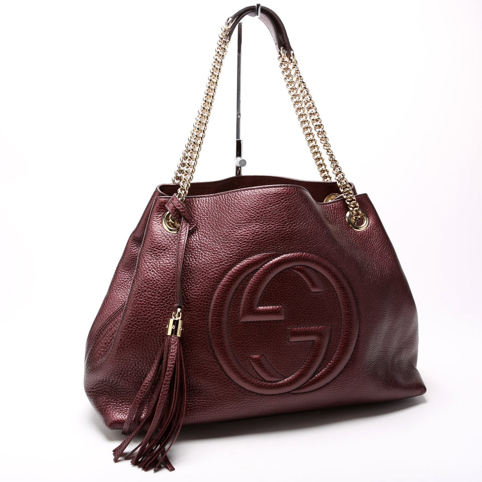 Gucci 308982 Soho Leather Shoulder Medium Bag
