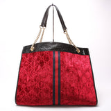 Gucci 537219 GG Velvet Rajah Tote Bag