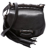 Gucci 347104 Calfskin Bamboo Nouveau Shoulder Small Bag