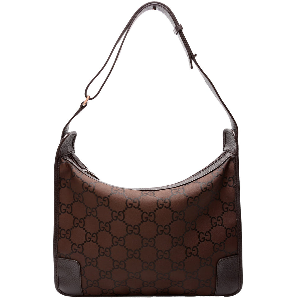 Gucci 143743 GG Nylon Shoulder Bag