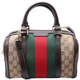 Gucci 269876 GG Canvas Small Boston Bag