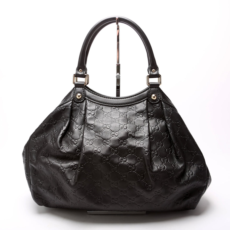 Gucci 211944 Sukey GG Leather Medium Bag