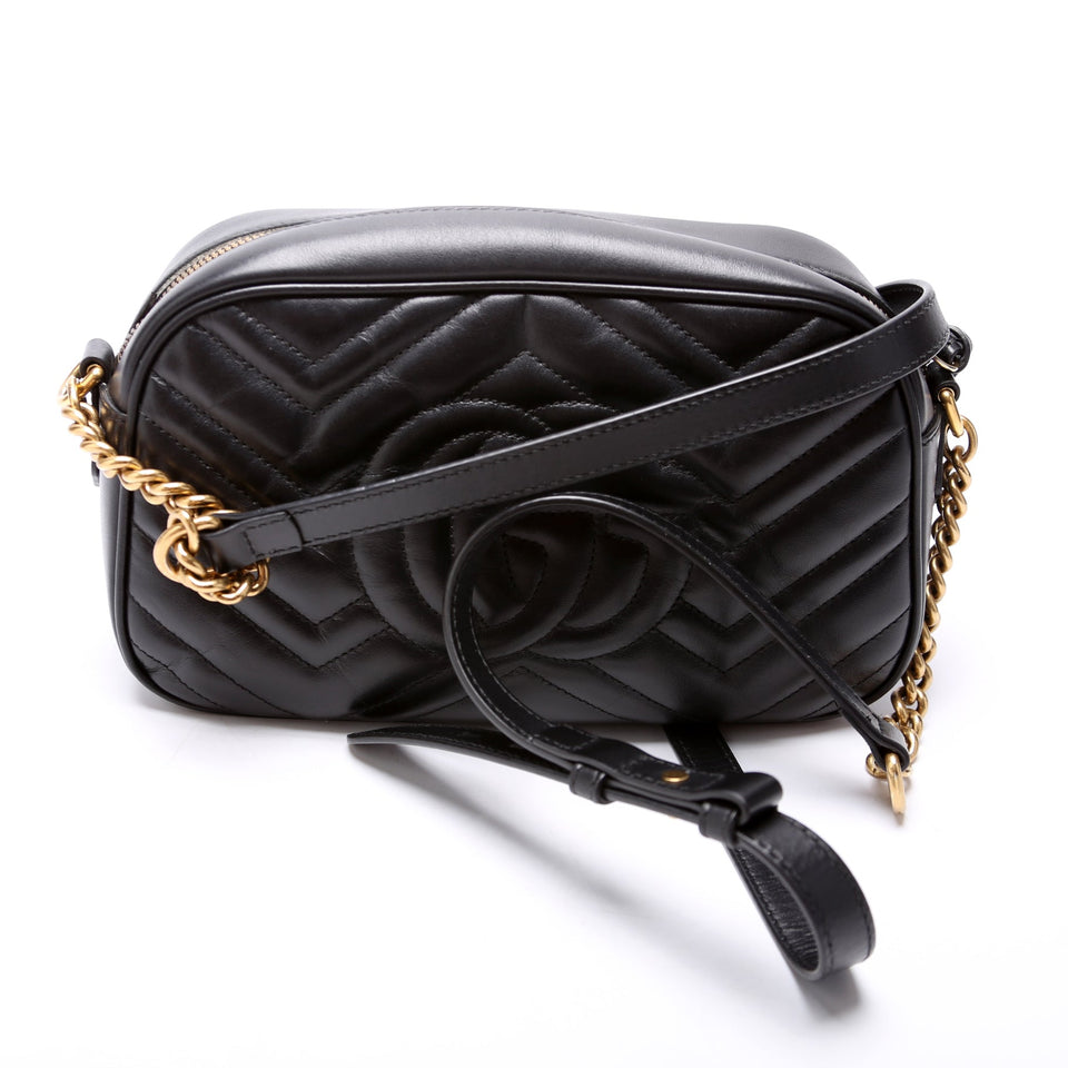 Gucci 447632 Marmont Small Leather Camera Bag