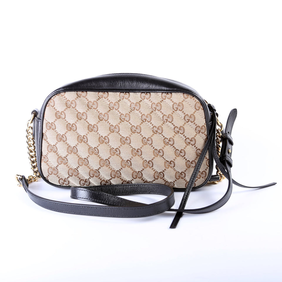 Gucci 447632 Marmont Small Canvas Camera Bag