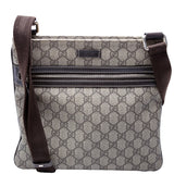 Gucci 295257 GG Supreme Flat Medium Messenger Bag