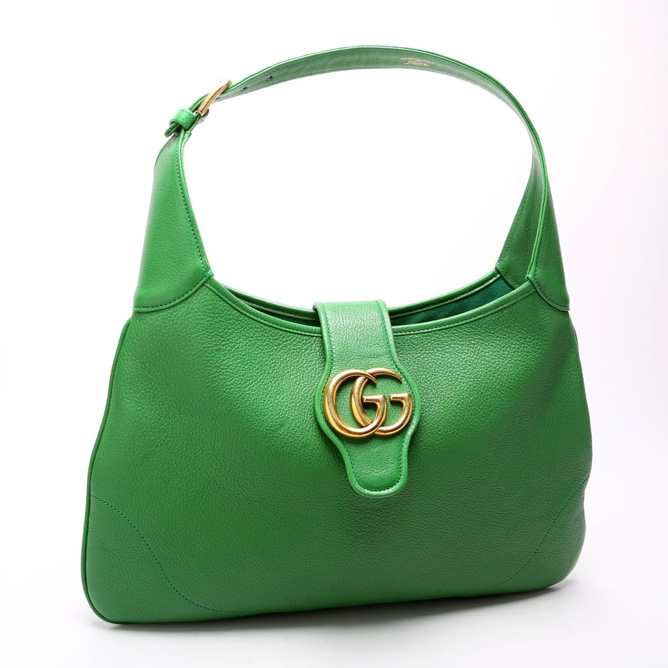 Gucci 726274 Aphrodite Medium Hobo Green Bag