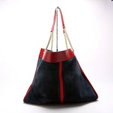 Gucci 537219 Rajah Tote Suede Bag
