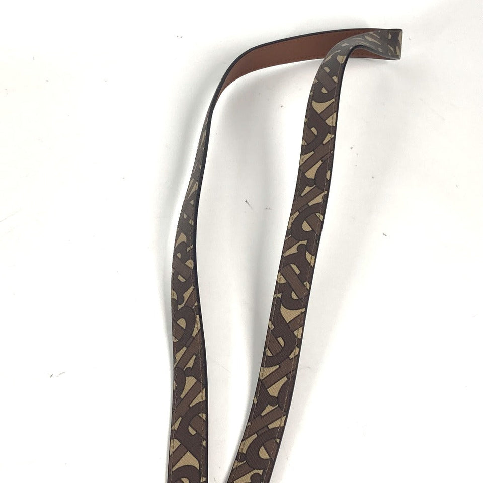 Burberry strap 8025468 leather Brown TB logo Women(Unisex)
