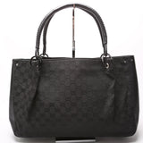 Gucci 115015 GG Canvas Tote Black Bag