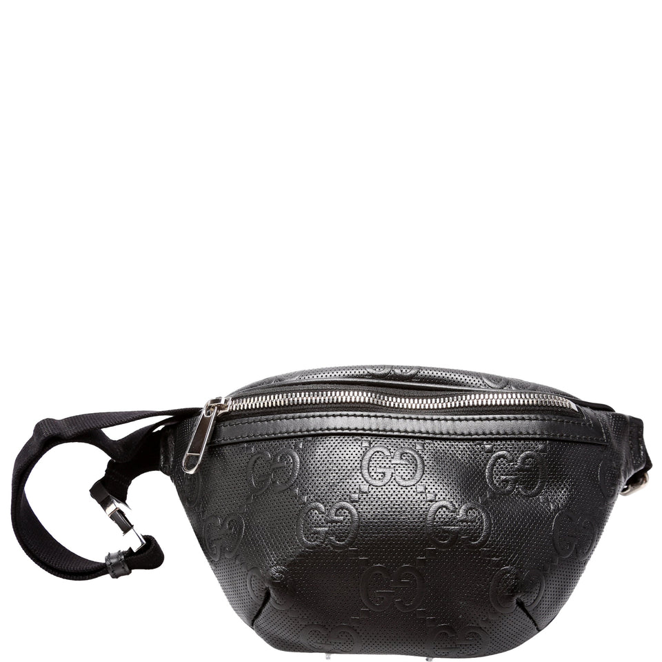 Gucci GG Embossed Belt 658582 Black Bag