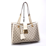 Gucci 479197 Padlock GG Bees Shoulder Medium Cream Bag