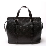 Gucci GG Embossed Belt 658582 Black Bag