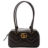 Gucci 795199 GG Marmont Small Top Handle Black Bag