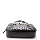 Gucci 795199 GG Marmont Small Top Handle Black Bag