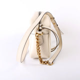 Gucci 447632 Marmont Small Leather Camera White Bag