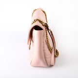 Gucci 443496 Marmont Leather Shoulder Medium Pink Bag