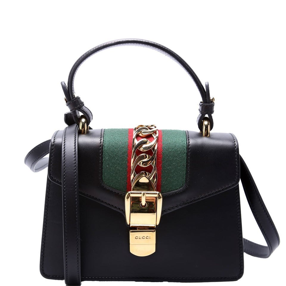 Gucci Sylvie Mini Black 470270 Bag
