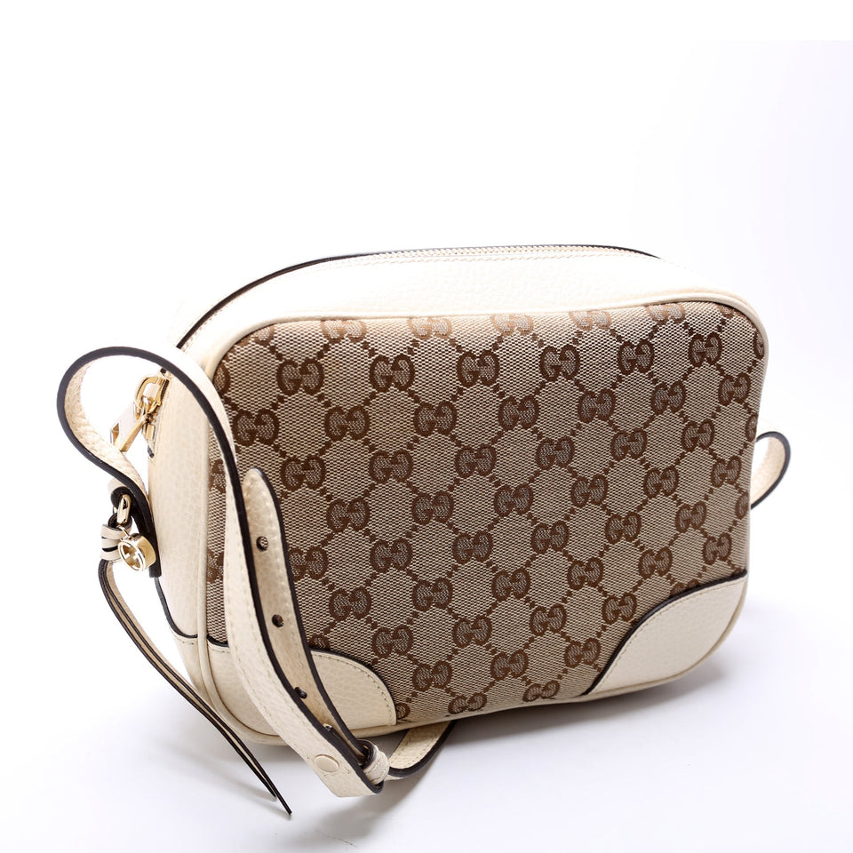 Gucci 449413 Bree GG Crossbody White Bag