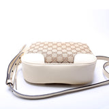 Gucci 449413 Bree GG Crossbody White Bag