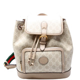 Gucci 674147 GG Supreme Buckle Backpack Bag