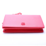 Gucci 497985 Marmont Mini Chain Pink Bag