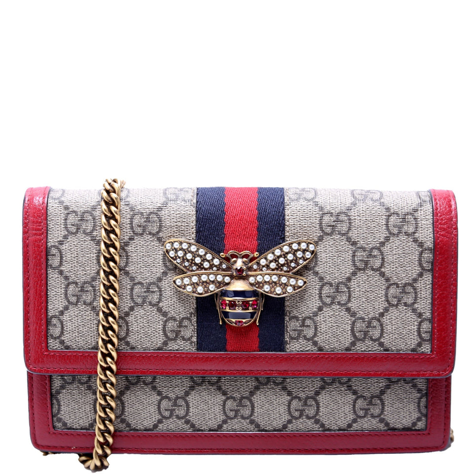 Gucci 476079 Queen Margaret WOC Red Bag