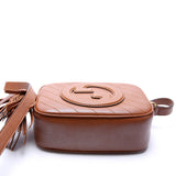 Gucci 742360 Blondie Leather Small Shoulder Brown Bag