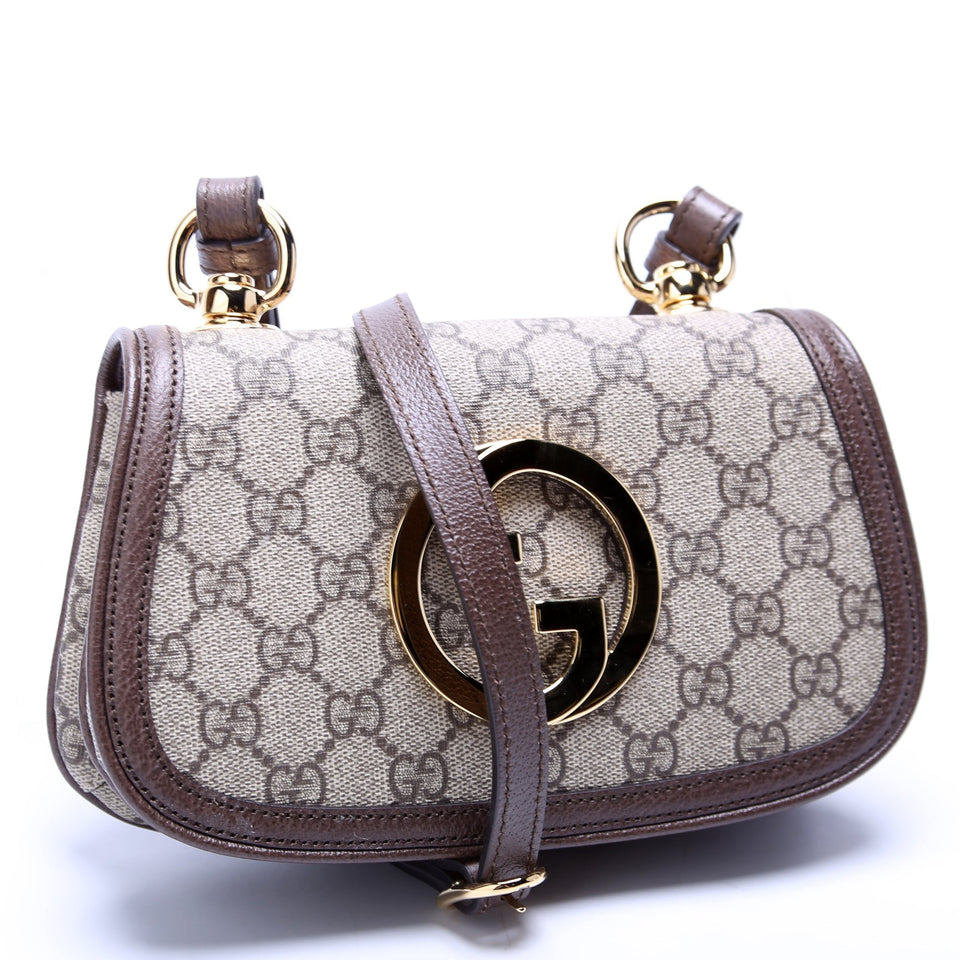 Gucci 724645 Blondie Mini Shoulder Brown Bag