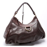 Gucci 189833 D Ring Hobo Brown Bag
