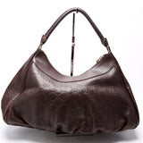 Gucci 189833 D Ring Hobo Brown Bag