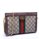 Gucci 503877 GG Supreme Ophidia Small Chain Brown Bag