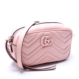 Gucci 634936 Marmont Aria Mini Camera Pink Bag