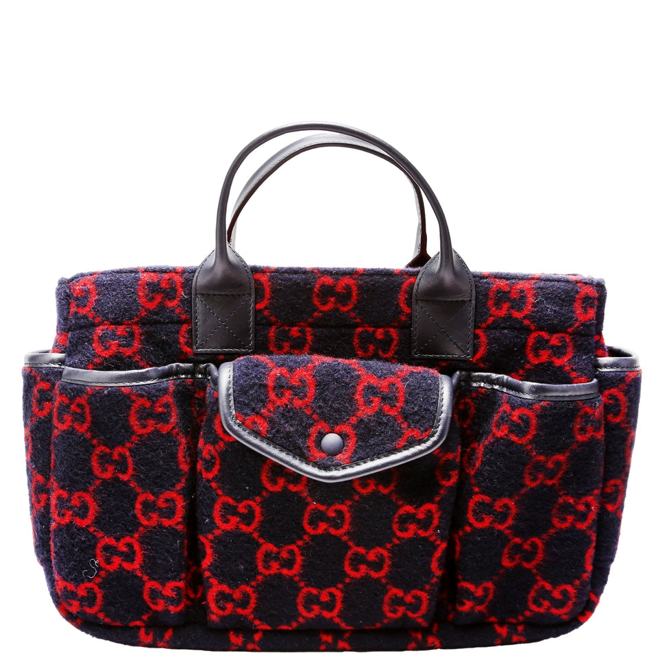 Gucci 628159 GG Wool Children's Tote Bag