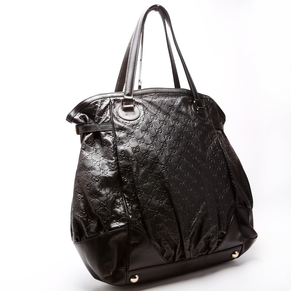 Gucci 257290 Full Moon Tote Black Bag