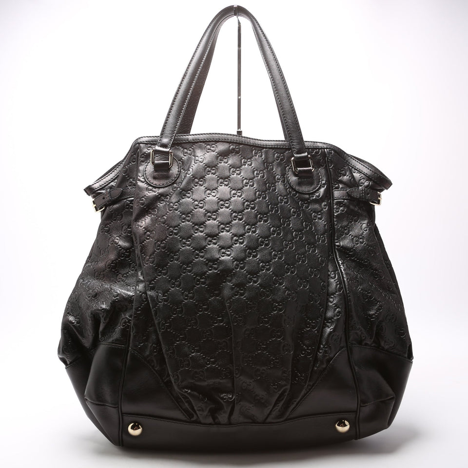 Gucci 257290 Full Moon Tote Black Bag