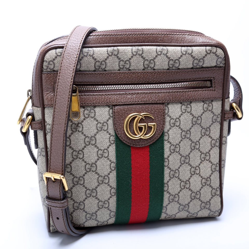 Gucci 547926 Ophidia Messenger Brown Bag