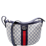 Gucci 598125 Ophidia GG Supreme Small Shoulder Beige/Navy Bag