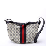 Gucci 598125 Ophidia GG Supreme Small Shoulder Beige/Navy Bag