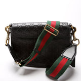 Gucci 453189 Padlock Medium Messenger Black Bag
