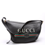 Gucci 523588 Half Moon Black Bag