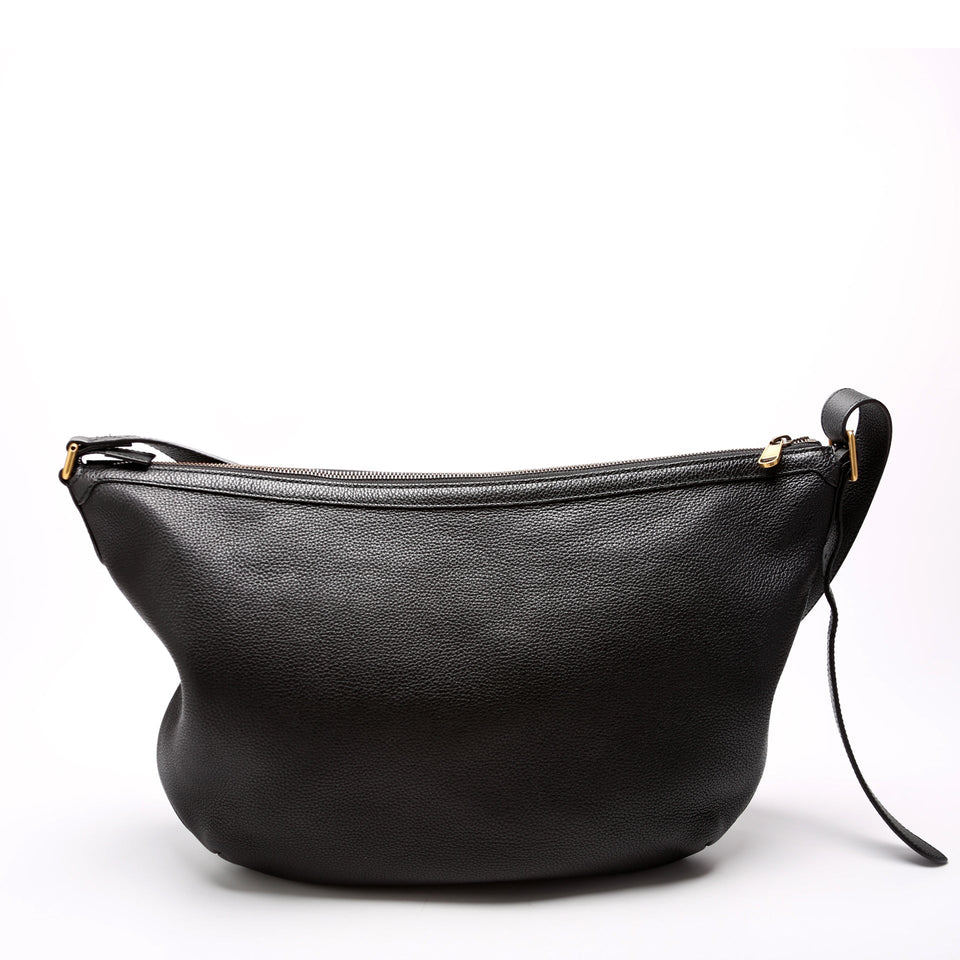 Gucci 523588 Half Moon Black Bag
