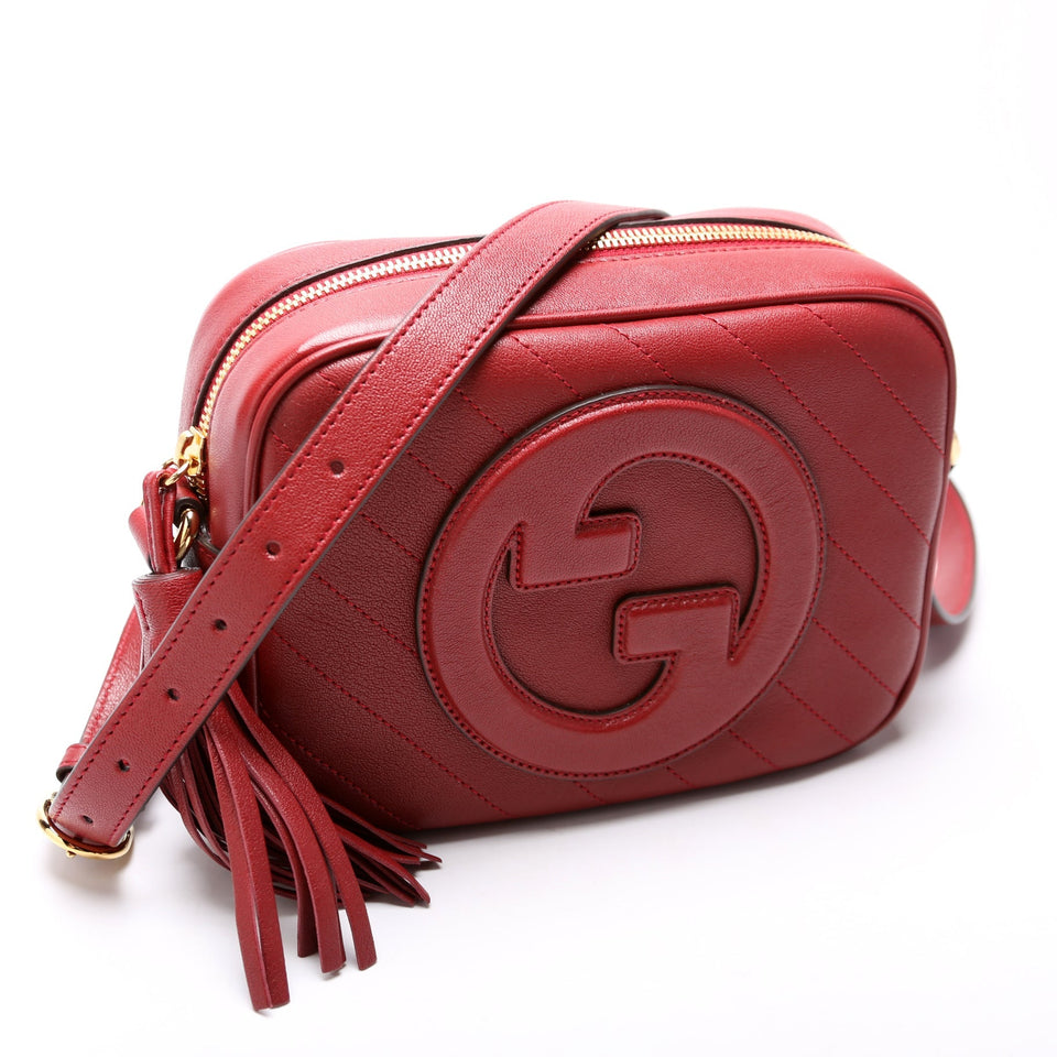 Gucci 742360 Blondie Small Shoulder Red Bag