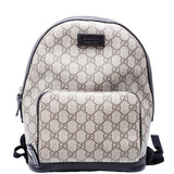 Gucci 429020 GG Supreme Eden Backpack Small Beige/Black Bag