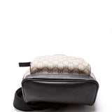 Gucci 429020 GG Supreme Eden Backpack Small Beige/Black Bag