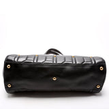 Gucci 443505 Marmont Studded Top Handle Black Bag