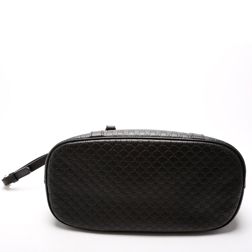 Gucci 449663 Dome Medium Black Bag