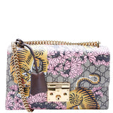 Gucci 409486 Padlock GG Supreme Bengal Shoulder Medium Multicolor Bag
