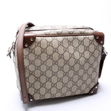 Gucci 626363 GG Supreme Square Messenger Brown Bag